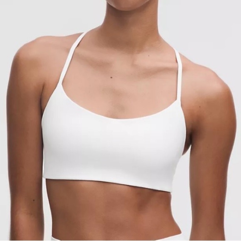 Lululemon wunder train strappy racer bra Light Support A/B cup size 6